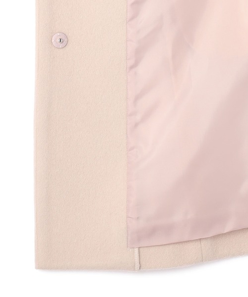 LAISSE PASSE(レッセパッセ)の「【尾州織】ノーカラーコート(ノーカラーコート・レディース・ベージュ・SMALL/MEDIUM)」の9枚目の写真