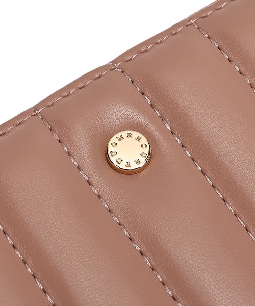 MERCURYDUO（マーキュリーデュオ）の「【MERCURYDUO/マーキュリーデュオ】ストライプキルティング　ラウンド長財布（財布・レディース・イエロー/シルバー/アイボリー/ブラック/ピンク・FREE）」の13枚目の写真