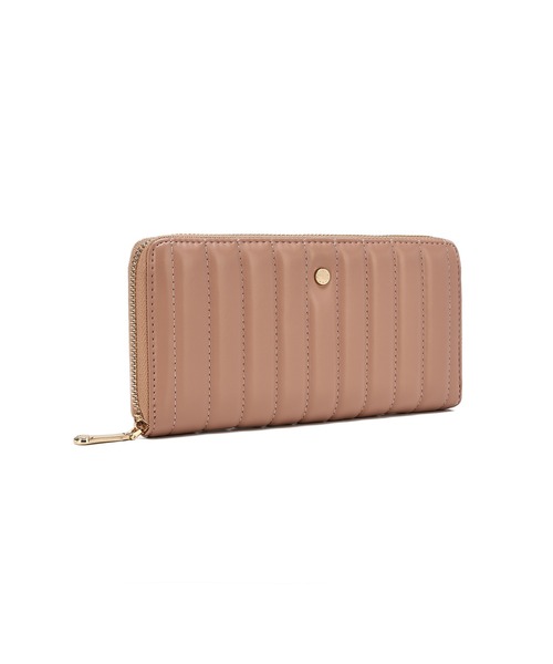 MERCURYDUO（マーキュリーデュオ）の「【MERCURYDUO/マーキュリーデュオ】ストライプキルティング　ラウンド長財布（財布・レディース・イエロー/シルバー/アイボリー/ブラック/ピンク・FREE）」の17枚目の写真