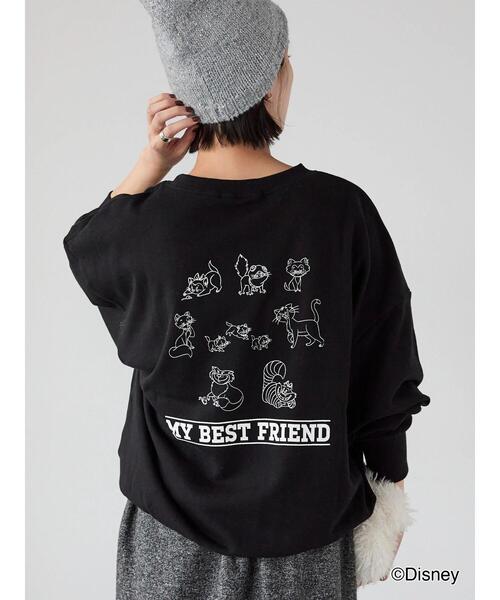 Lugnoncure（ルノンキュール）の「【Disney】クラッシックキャラクター/柄アソートプリントスウェット（Tシャツ/カットソー・レディース・グレー/ボルドー/ブラック/オフホワイト/グリーン・F）」の6枚目の写真