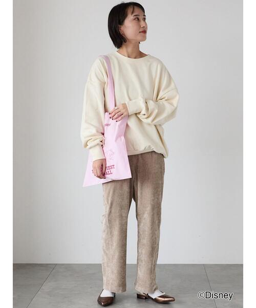 Lugnoncure（ルノンキュール）の「【Disney】クラッシックキャラクター/柄アソートプリントスウェット（Tシャツ/カットソー・レディース・グレー/ボルドー/ブラック/オフホワイト/グリーン・F）」の7枚目の写真