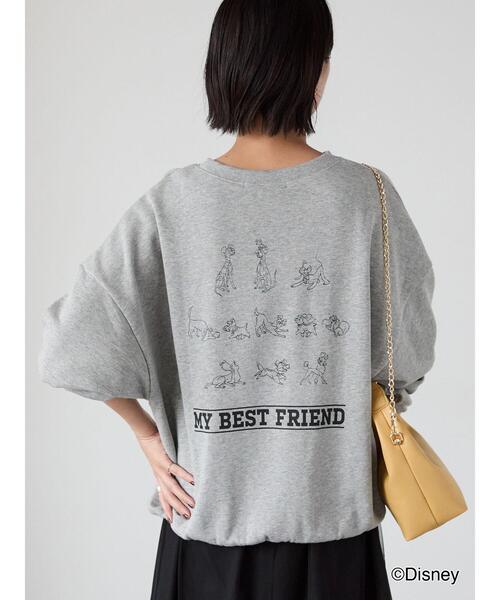 Lugnoncure（ルノンキュール）の「【Disney】クラッシックキャラクター/柄アソートプリントスウェット（Tシャツ/カットソー・レディース・グレー/ボルドー/ブラック/オフホワイト/グリーン・F）」の13枚目の写真