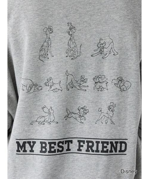 Lugnoncure（ルノンキュール）の「【Disney】クラッシックキャラクター/柄アソートプリントスウェット（Tシャツ/カットソー・レディース・グレー/ボルドー/ブラック/オフホワイト/グリーン・F）」の14枚目の写真