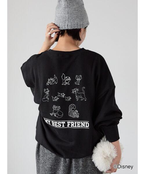Lugnoncure（ルノンキュール）の「【Disney】クラッシックキャラクター/柄アソートプリントスウェット（Tシャツ/カットソー・レディース・グレー/ボルドー/ブラック/オフホワイト/グリーン・F）」の17枚目の写真