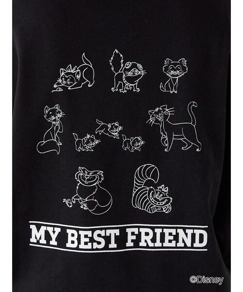 Lugnoncure（ルノンキュール）の「【Disney】クラッシックキャラクター/柄アソートプリントスウェット（Tシャツ/カットソー・レディース・グレー/ボルドー/ブラック/オフホワイト/グリーン・F）」の18枚目の写真