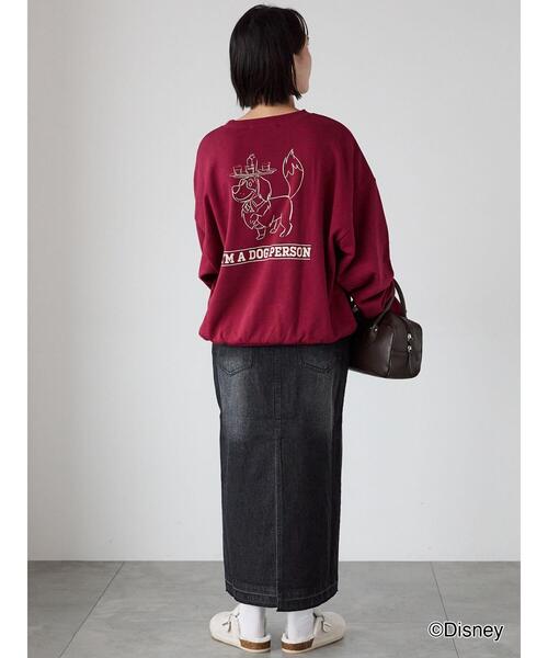 Lugnoncure（ルノンキュール）の「【Disney】クラッシックキャラクター/柄アソートプリントスウェット（Tシャツ/カットソー・レディース・グレー/ボルドー/ブラック/オフホワイト/グリーン・F）」の20枚目の写真