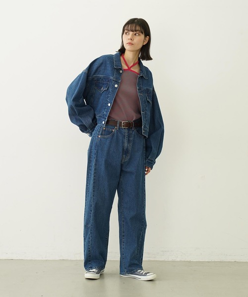MILKFED.(ミルクフェド)の「RIB HALTER NECK TOP(Tシャツ/カットソー・レディース・ブラック/ピンク/パープル・ONE SIZE)」の18枚目の写真
