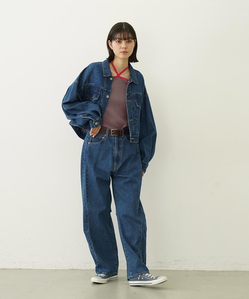 MILKFED.(ミルクフェド)の「RIB HALTER NECK TOP(Tシャツ/カットソー・レディース・ブラック/ピンク/パープル・ONE SIZE)」の22枚目の写真