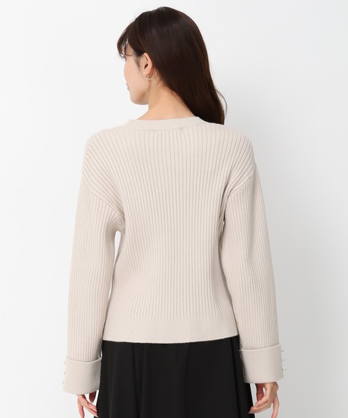セール】リブパール袖ニット/MM448320（ニット/セーター）｜MISCH