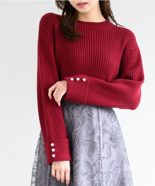 mashu セール】シアーダブル衿2wayニット/MM448309（ニット/セーター