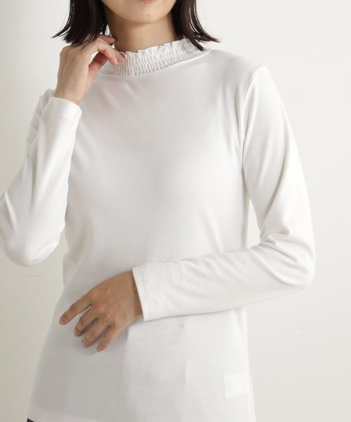 FOUND GOOD（ファウンドグッド）の「ショウシュウシャーリングHNT（Tシャツ/カットソー・レディース・ブラック/ホワイト系5/ベージュ/グレー系8・L/M/S）」の7枚目の写真