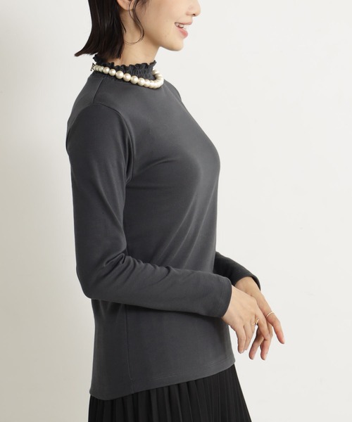 FOUND GOOD（ファウンドグッド）の「ショウシュウシャーリングHNT（Tシャツ/カットソー・レディース・ブラック/ホワイト系5/ベージュ/グレー系8・L/M/S）」の14枚目の写真