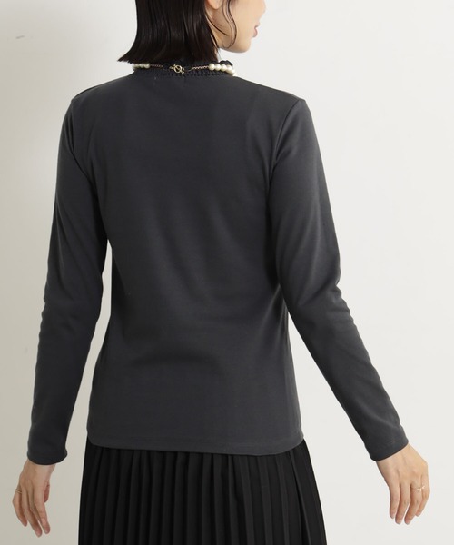 FOUND GOOD（ファウンドグッド）の「ショウシュウシャーリングHNT（Tシャツ/カットソー・レディース・ブラック/ホワイト系5/ベージュ/グレー系8・L/M/S）」の15枚目の写真