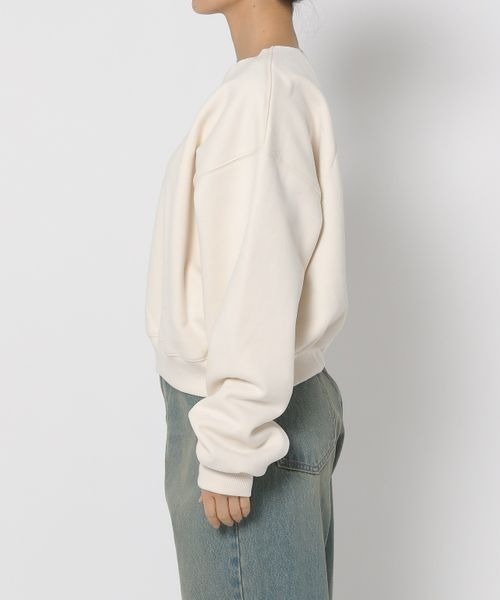 LOWRYS FARM（ローリーズファーム）の「スウェードウラケプルオーバーＬＳ　133783（スウェット・レディース・イエロー/チャコールグレー/アイボリー・FREE）」の13枚目の写真