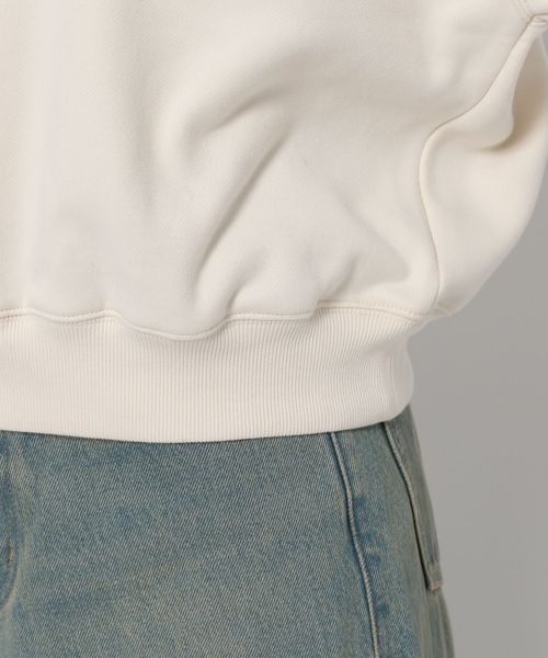 LOWRYS FARM（ローリーズファーム）の「スウェードウラケプルオーバーＬＳ　133783（スウェット・レディース・イエロー/チャコールグレー/アイボリー・FREE）」の9枚目の写真