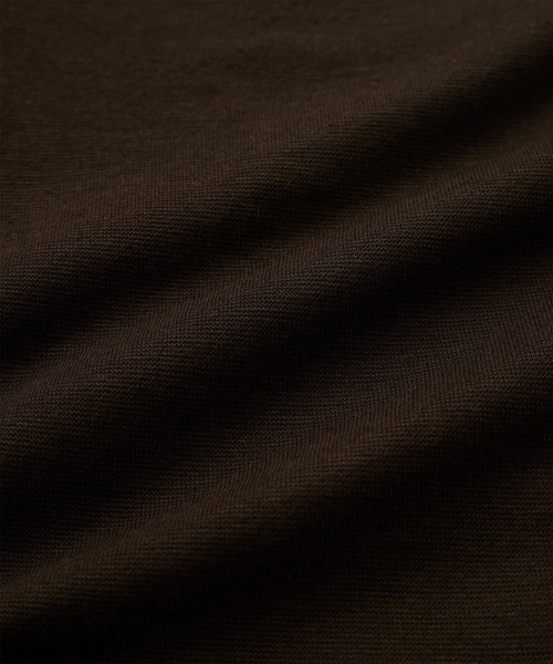 VIS（ビス）の「【洗える】ドレープオフショルダーロングTシャツ（Tシャツ/カットソー・レディース・グリーン系その他/キナリ/ダークブラウン・FREE）」の18枚目の写真