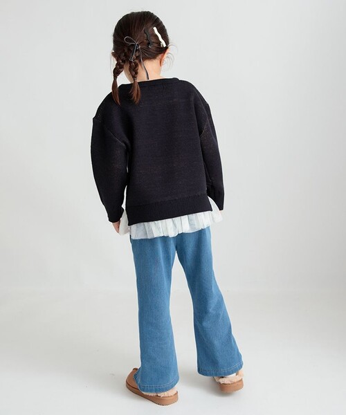 BRANSHES（ブランシェス）の「【マシンウォッシャブル】アソートニット（ニット/セーター・キッズ・ネイビー/アイボリー・S/L/M）」の8枚目の写真