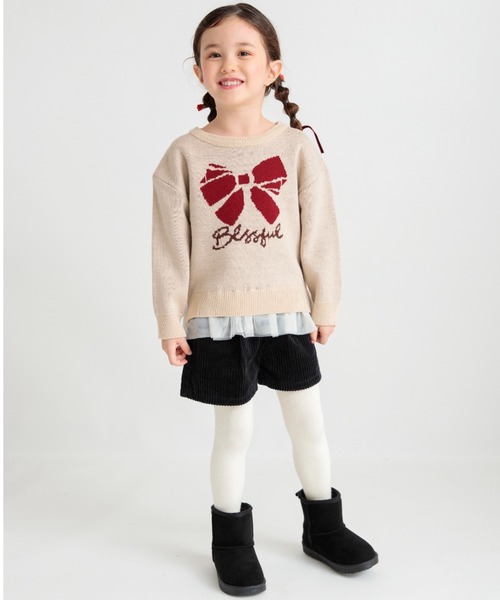 BRANSHES（ブランシェス）の「【マシンウォッシャブル】アソートニット（ニット/セーター・キッズ・ネイビー/アイボリー・S/L/M）」の6枚目の写真