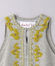 dahl'ia ダリア レースベスト 新品】 dahl'ia / ダリア | KNIT BEADS VEST ビーズ エンブロイ