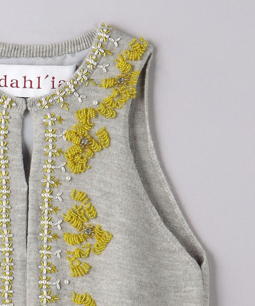 dahl'ia ダリア レースベスト dahl'ia（ダリア）の「別注＜dahl'ia（ダリア）＞フリル ベスト