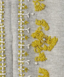 dahl'ia ダリア レースベスト 新品】 dahl'ia / ダリア | KNIT BEADS VEST ビーズ エンブロイ