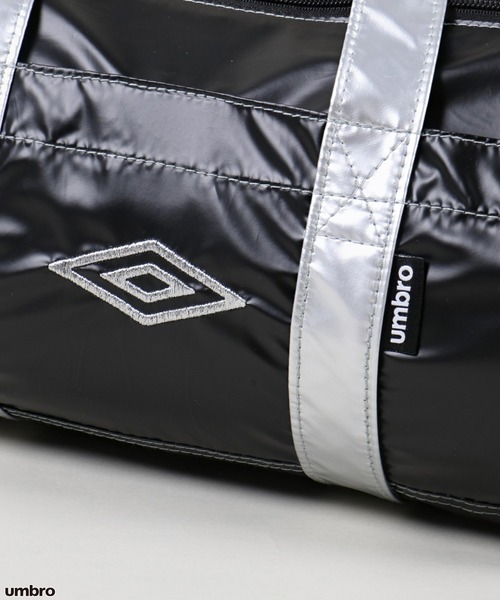 UMBRO（アンブロ）の「【UMBRO/アンブロ】PUボストンバッグ（ボストンバッグ・レディース・ブラック/ホワイト・ONESIZE）」の3枚目の写真