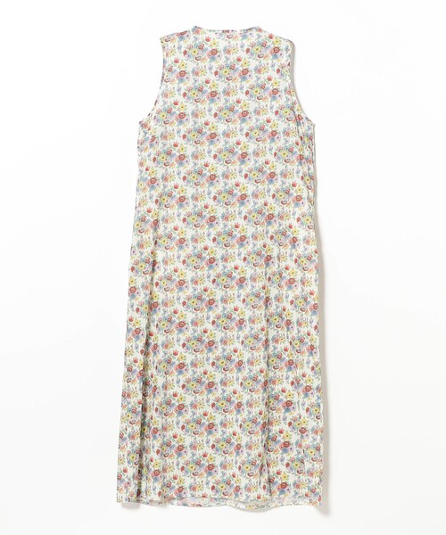 BEAMS BOY(ビームスボーイ)の「リバティ ベルト ノースリーブ ワンピース(ワンピース・レディース・ホワイト系その他7/ブルー・ONE SIZE)」の5枚目の写真