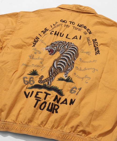 KRIFF MAYER(クリフメイヤー)の「スーベニアベトジャン(ミリタリージャケット・メンズ・グレー/チャコール/カーキ/イエロー/オレンジ・X-LARGE/LARGE/MEDIUM)」の4枚目の写真