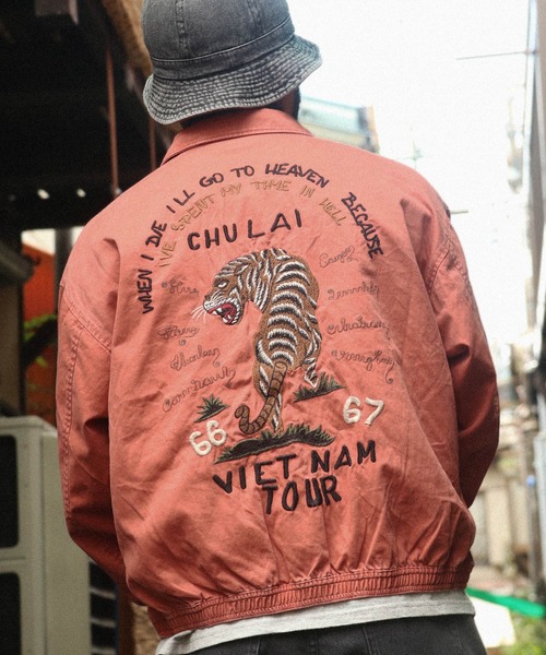 KRIFF MAYER(クリフメイヤー)の「スーベニアベトジャン(ミリタリージャケット・メンズ・グレー/チャコール/カーキ/イエロー/オレンジ・X-LARGE/LARGE/MEDIUM)」の5枚目の写真