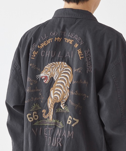 KRIFF MAYER(クリフメイヤー)の「スーベニアベトジャン(ミリタリージャケット・メンズ・グレー/チャコール/カーキ/イエロー/オレンジ・X-LARGE/LARGE/MEDIUM)」の17枚目の写真