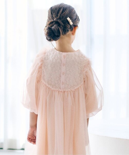 apres les cours(アプレレクール)の「お花ラメゴム・ミニクリップセット(その他ヘアアクセサリー・キッズ・アイボリー/ピンク・FREE)」の3枚目の写真