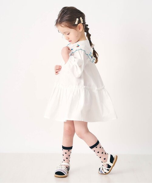 apres les cours(アプレレクール)の「お花ラメゴム・ミニクリップセット(その他ヘアアクセサリー・キッズ・アイボリー/ピンク・FREE)」の4枚目の写真