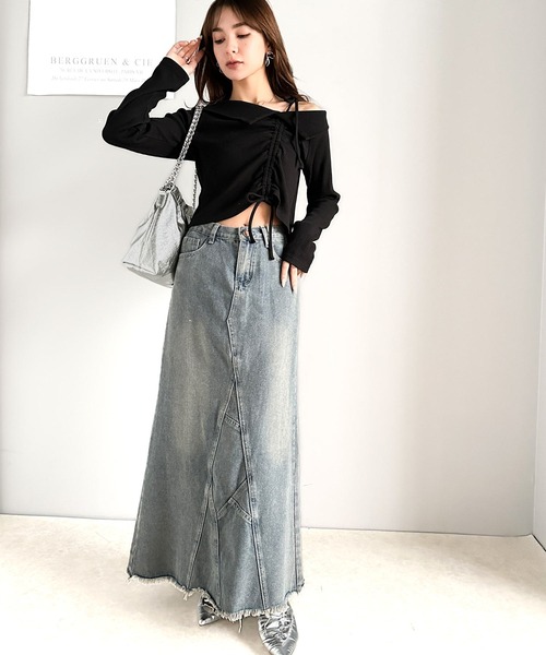 mily bilet(ミウィビレット)の「【mily bilet】洗練デザイン&機能性。エンボス加工フェイクレザー2WAYショルダーバッグ(ショルダーバッグ・レディース・アイボリー/シルバー/ブラック・ONE SIZE)」の14枚目の写真