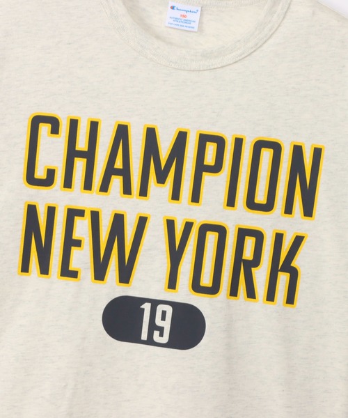 Champion（チャンピオン）の「【Champion/チャンピオン】キッズ ショートスリーブTシャツ（Tシャツ/カットソー・キッズ・ホワイト/その他35/ネイビー/オートミール・130/120/110/100/160/150/140）」の11枚目の写真