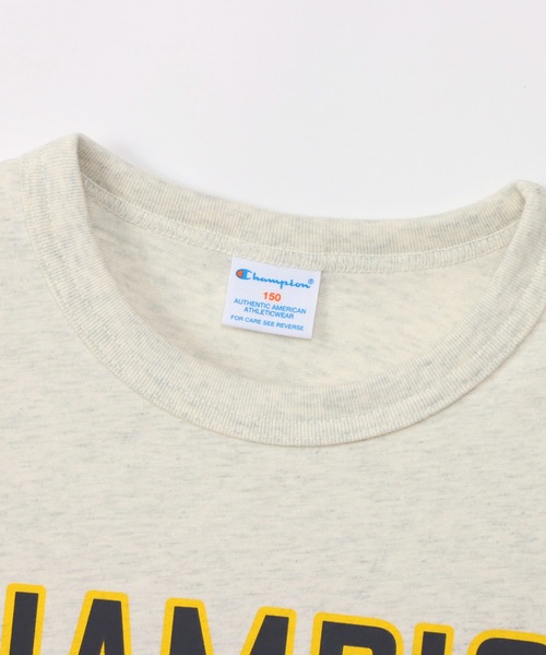 Champion（チャンピオン）の「【Champion/チャンピオン】キッズ ショートスリーブTシャツ（Tシャツ/カットソー・キッズ・ホワイト/その他35/ネイビー/オートミール・130/120/110/100/160/150/140）」の13枚目の写真
