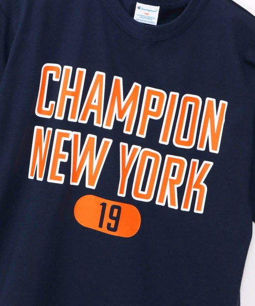 Champion（チャンピオン）の「【Champion/チャンピオン】キッズ ショートスリーブTシャツ（Tシャツ/カットソー・キッズ・ホワイト/その他35/ネイビー/オートミール・130/120/110/100/160/150/140）」の16枚目の写真