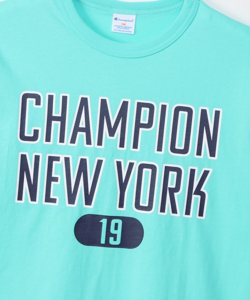 Champion（チャンピオン）の「【Champion/チャンピオン】キッズ ショートスリーブTシャツ（Tシャツ/カットソー・キッズ・ホワイト/その他35/ネイビー/オートミール・130/120/110/100/160/150/140）」の19枚目の写真