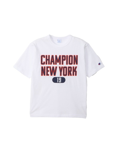 Champion（チャンピオン）の「【Champion/チャンピオン】キッズ ショートスリーブTシャツ（Tシャツ/カットソー・キッズ・ホワイト/その他35/ネイビー/オートミール・130/120/110/100/160/150/140）」の10枚目の写真