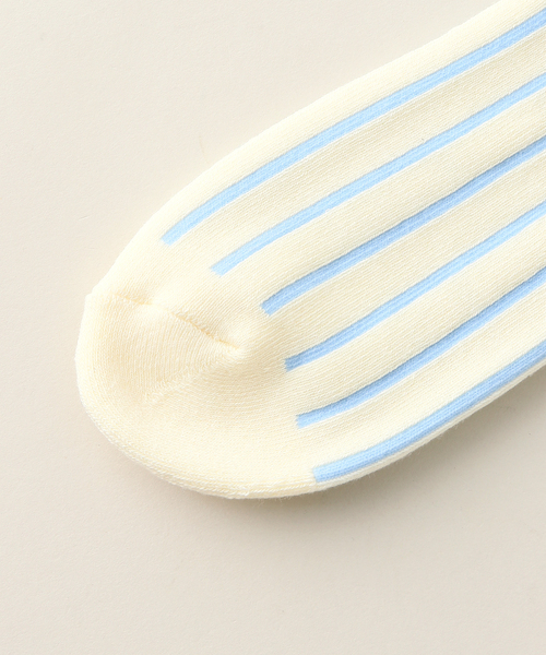 SON OF THE CHEESE(サノバチーズ)の「【SON OF THE CHEESE / サノバチーズ】 STRIPE SOX SC2420-AC10(ソックス/靴下・レディース・ブルー系その他/マスタード・FREE)」の4枚目の写真
