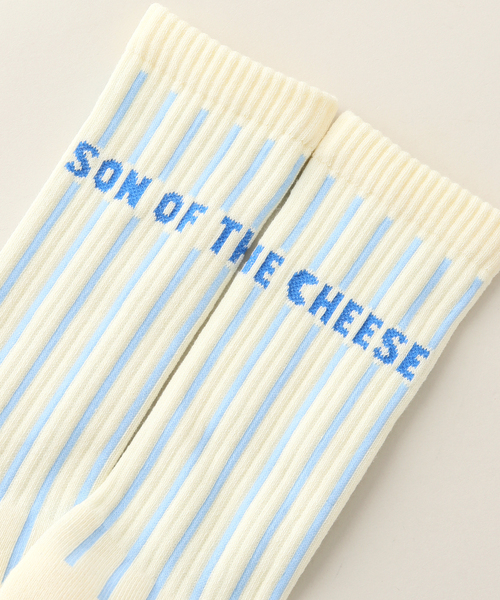 SON OF THE CHEESE(サノバチーズ)の「【SON OF THE CHEESE / サノバチーズ】 STRIPE SOX SC2420-AC10(ソックス/靴下・レディース・ブルー系その他/マスタード・FREE)」の5枚目の写真