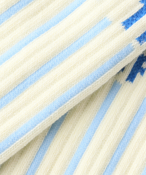 SON OF THE CHEESE(サノバチーズ)の「【SON OF THE CHEESE / サノバチーズ】 STRIPE SOX SC2420-AC10(ソックス/靴下・レディース・ブルー系その他/マスタード・FREE)」の7枚目の写真