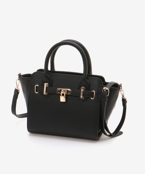 MAJESTIC LEGON（マジェスティックレゴン）の「上品ベルトハンドバッグ（ハンドバッグ・レディース・ブラウン/ブラック/ベージュ・FREE）」の11枚目の写真