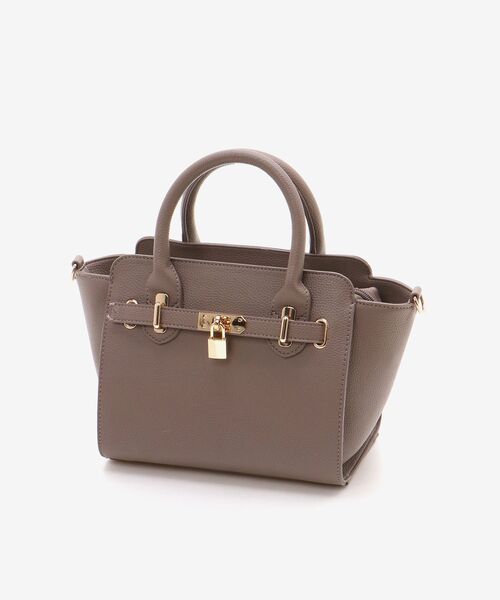 MAJESTIC LEGON（マジェスティックレゴン）の「上品ベルトハンドバッグ（ハンドバッグ・レディース・ブラウン/ブラック/ベージュ・FREE）」の12枚目の写真