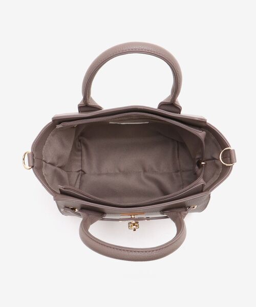 MAJESTIC LEGON（マジェスティックレゴン）の「上品ベルトハンドバッグ（ハンドバッグ・レディース・ブラウン/ブラック/ベージュ・FREE）」の16枚目の写真