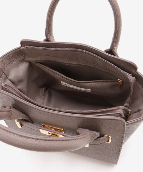 MAJESTIC LEGON（マジェスティックレゴン）の「上品ベルトハンドバッグ（ハンドバッグ・レディース・ブラウン/ブラック/ベージュ・FREE）」の17枚目の写真