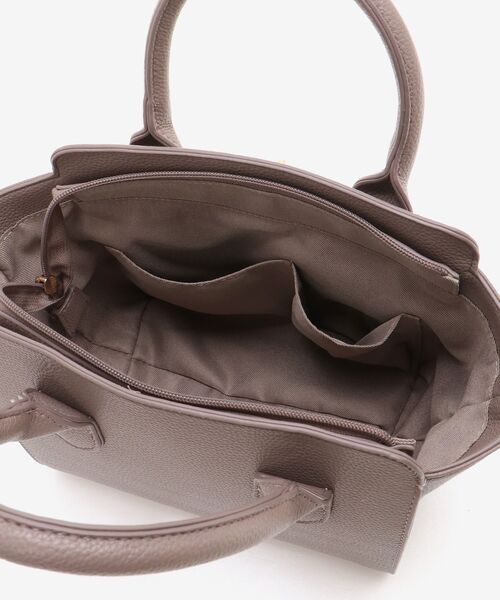 MAJESTIC LEGON（マジェスティックレゴン）の「上品ベルトハンドバッグ（ハンドバッグ・レディース・ブラウン/ブラック/ベージュ・FREE）」の18枚目の写真