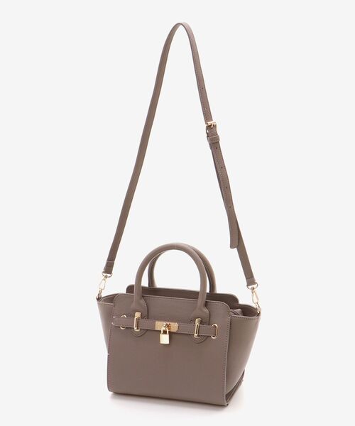 MAJESTIC LEGON（マジェスティックレゴン）の「上品ベルトハンドバッグ（ハンドバッグ・レディース・ブラウン/ブラック/ベージュ・FREE）」の21枚目の写真