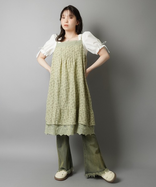 DOLCE & GABBANA アネモネ フリント フレア シャルムス ハンツ ブラックのウィメンズ フレアパンツ ウールジャカード DGロゴ