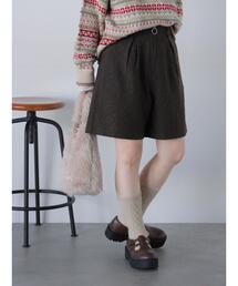 ehka sopo | フロントジップショートパンツ(その他パンツ)