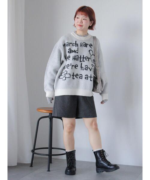 ehka sopo（エヘカソポ）の「フロントジップショートパンツ（その他パンツ・レディース・ブラック/ブラウン/グレー・F）」の12枚目の写真